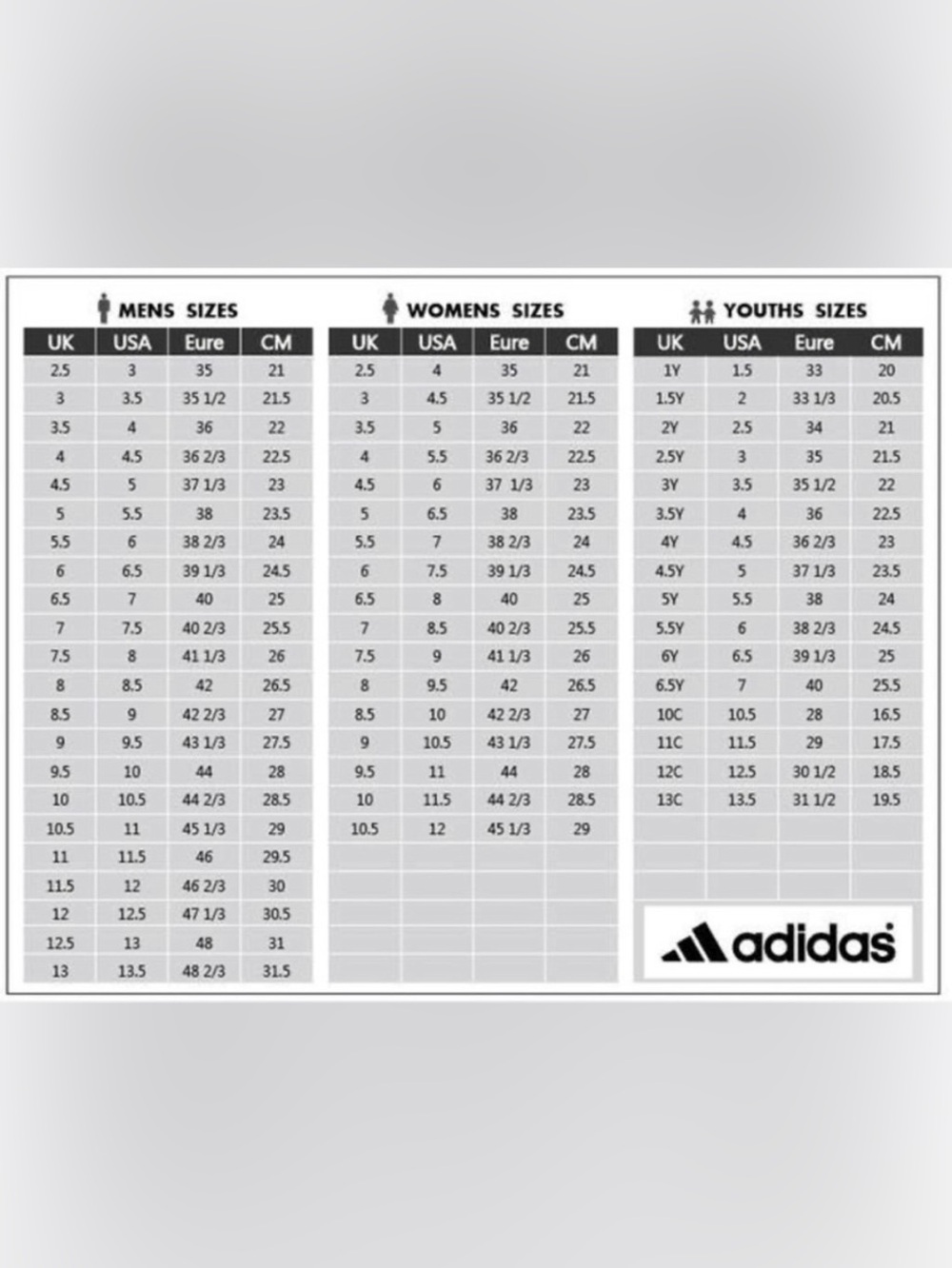 ADIDAS WOMEN’S MID SNEAKER - WHITE/BLACK VARIOUS SIZES (NEW WITH TAGS) - Picture 7 of 7
